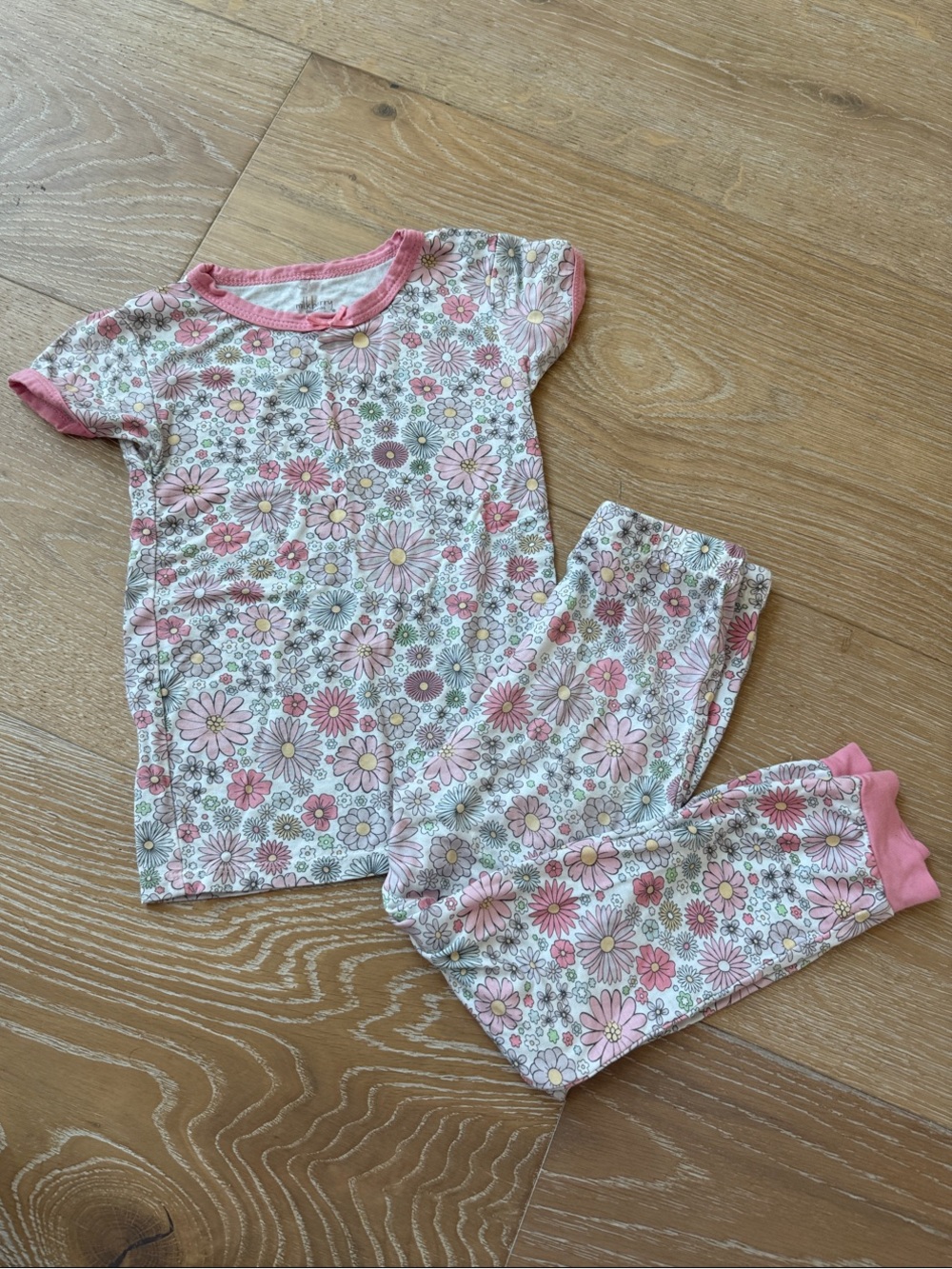 Milkberry Floral Bamboo girls Pajamas Size 4T